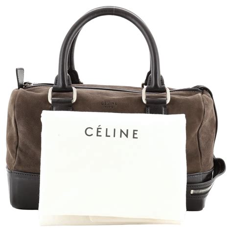 celine boston leather tote